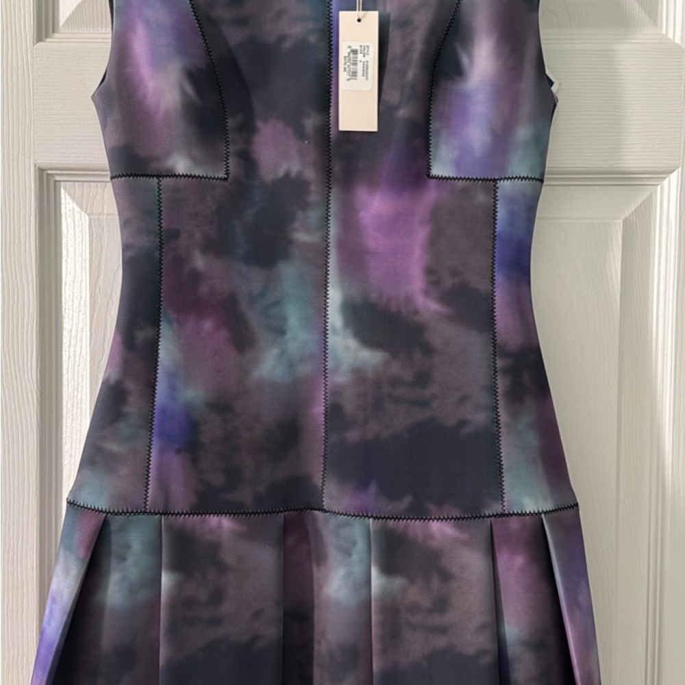 Rebecca Taylor Tie-Dye Scuba Dress